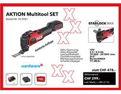 Flex Multitool SET Aktion